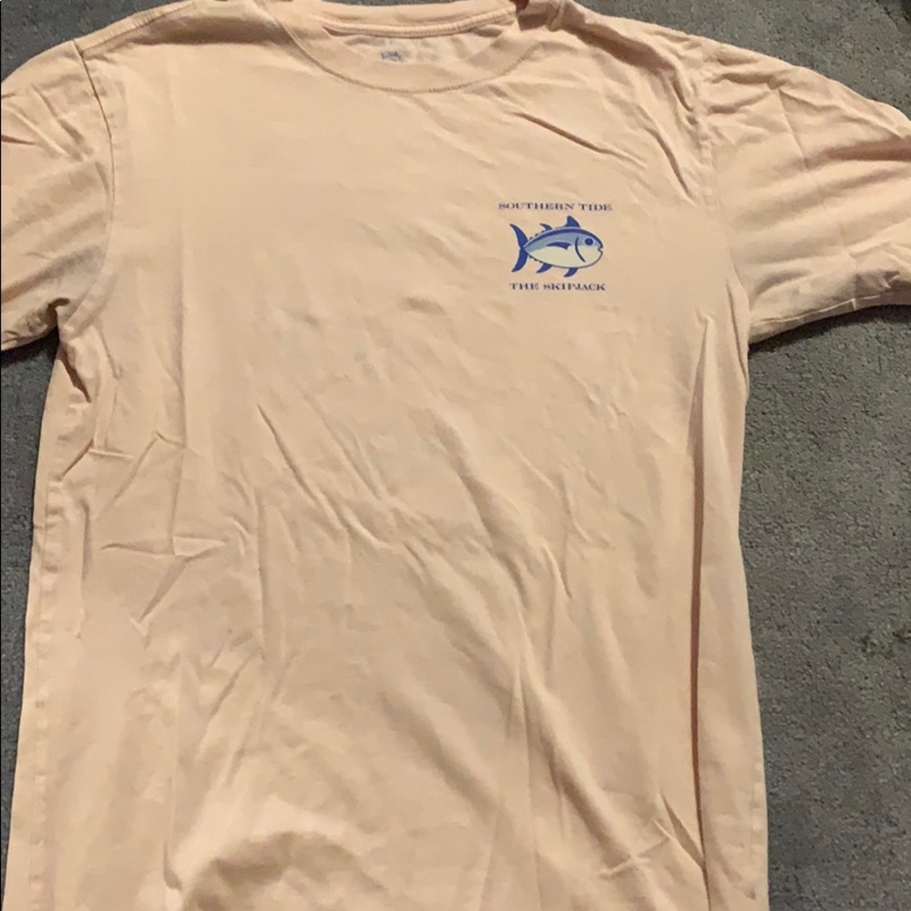 light pink southern tide shirt